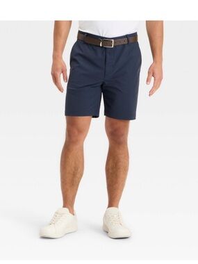 Circo Men's Navy Flat-Front Shorts